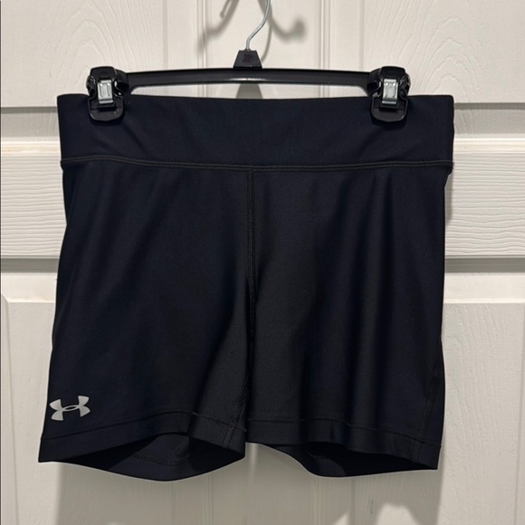 Under Armour Black Bike Shorts Performance Fit - Picture 1 of 9